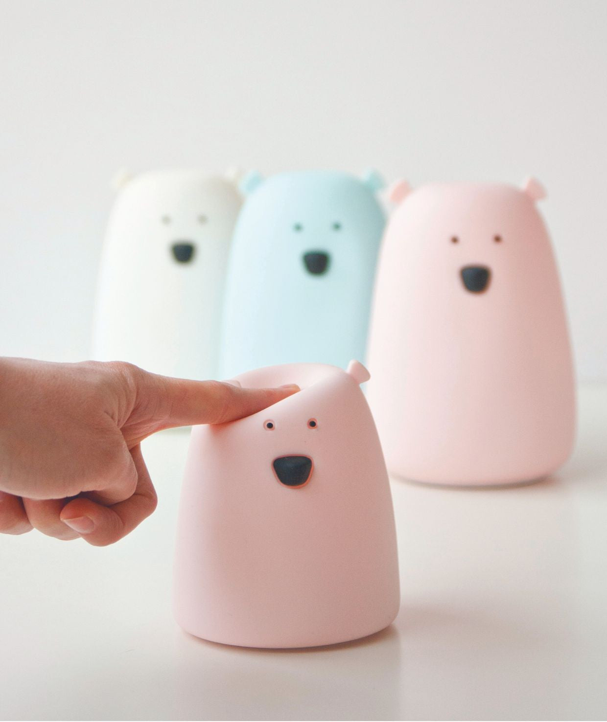 Little Bear Silicone Lamp - Pink